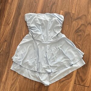 Windsor Sky Blue Strapless Dress